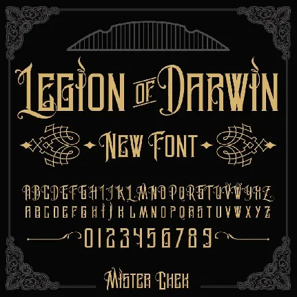 Legion of Darwin font