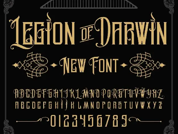 Legion of Darwin font