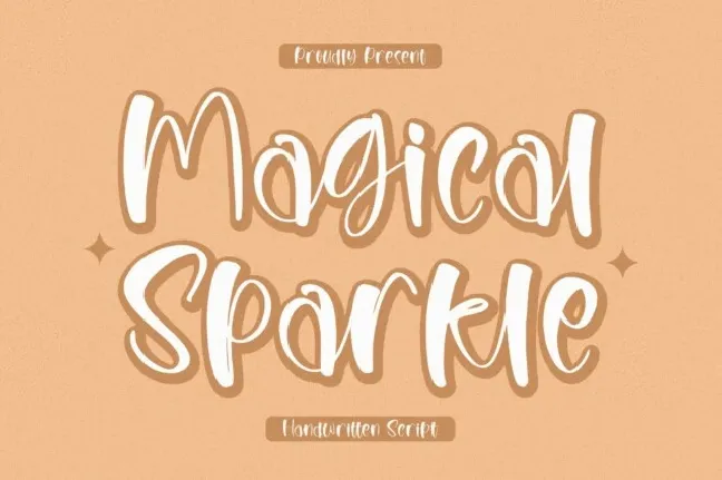 Magical Sparkle font