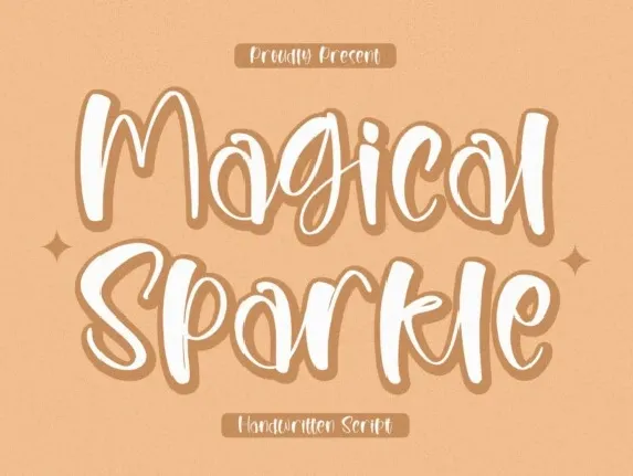 Magical Sparkle font