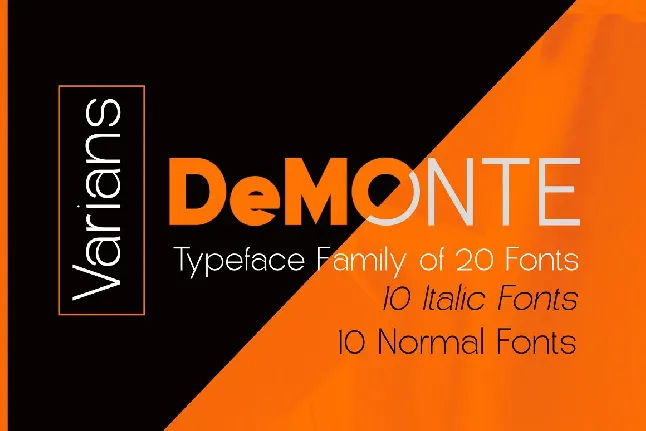 DeMonte font