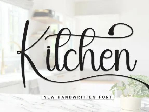 Kitchen Script font