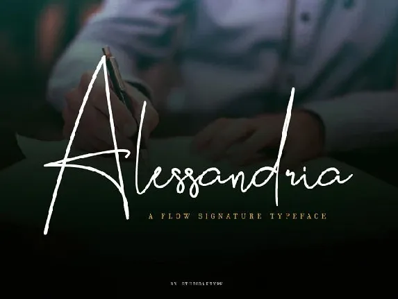 Alessandria Signature font