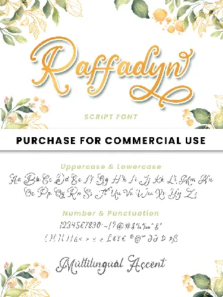 Raffadyn - Personal Use font