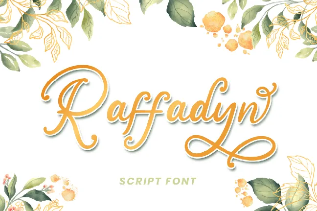 Raffadyn - Personal Use font