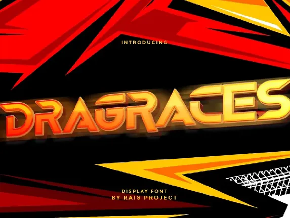 Dragraces Demo font