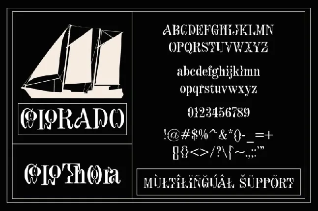 Meconte font