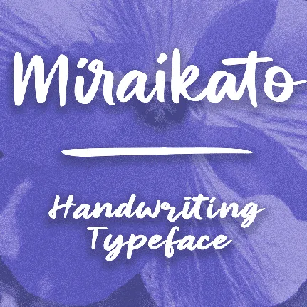 Miraikato Script PERSONAL USE font