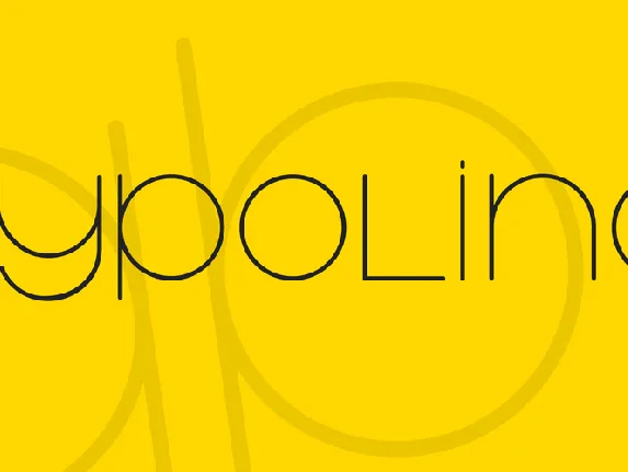 Typolino font