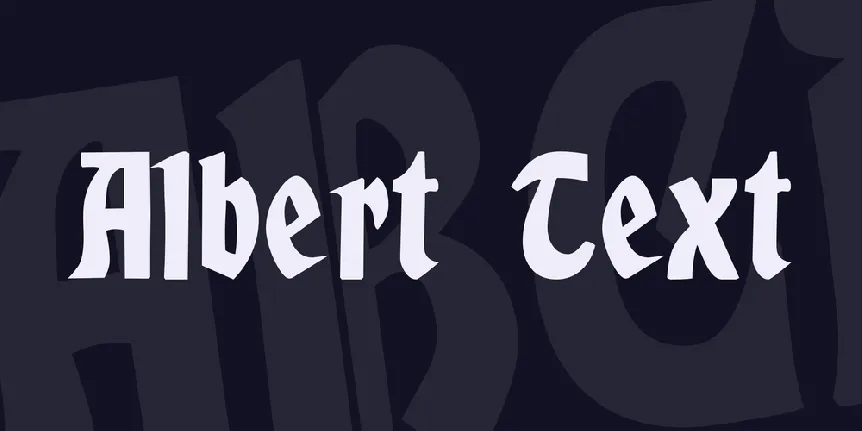 Albert Text font