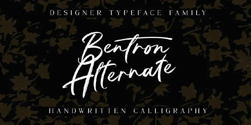 Bentron font