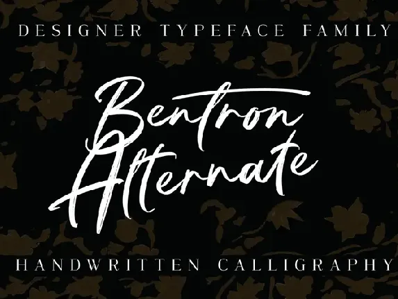 Bentron font