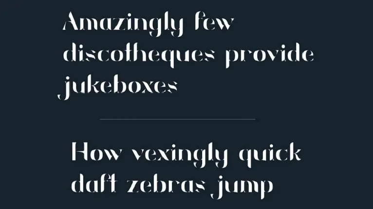 Oscilla font