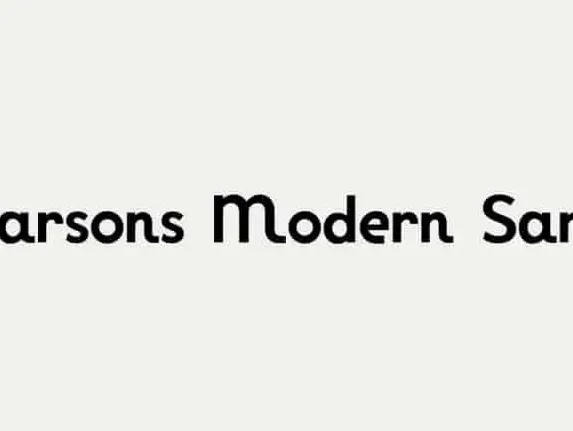 Parsons Modern Sans font