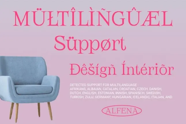 Alfena font