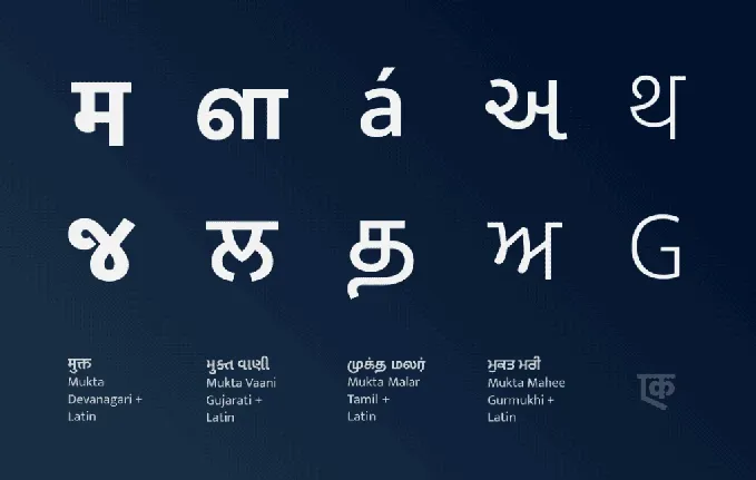 Mukta font