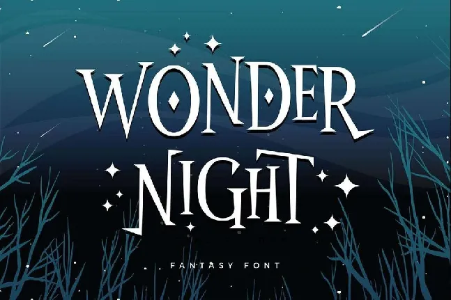 Wonder Night font