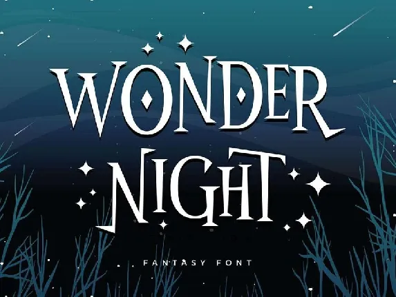 Wonder Night font