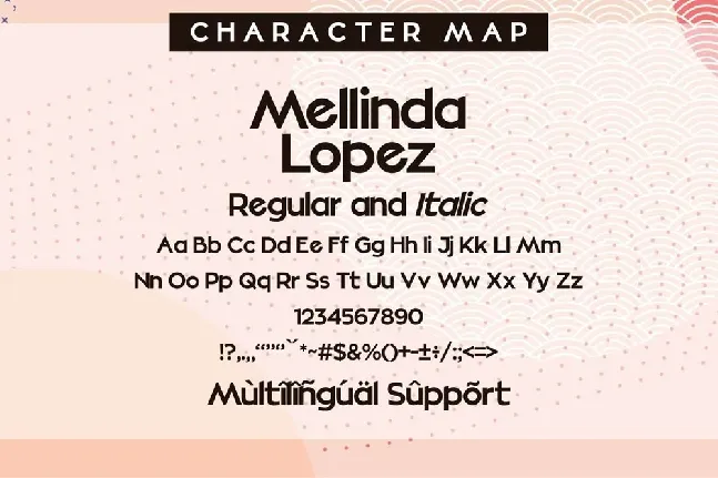 Mellinda Lopez font