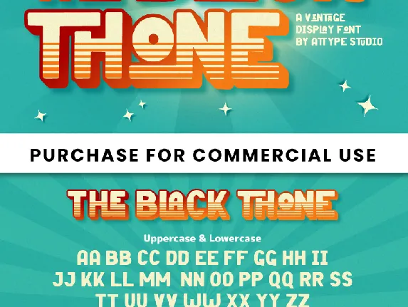 Black Thone - Personal Use font