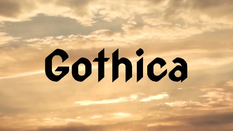 Gothica font