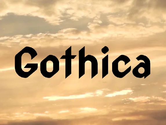 Gothica font