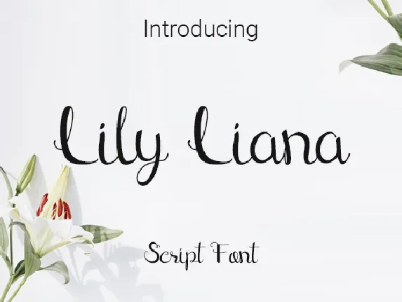 Lily Liana font