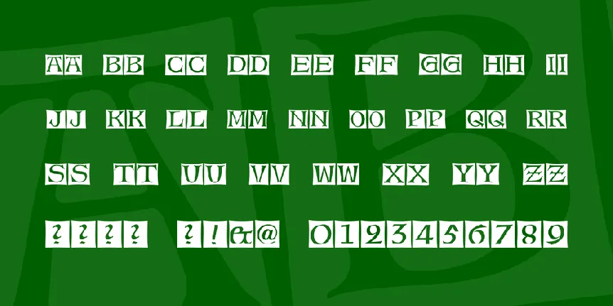 Alte Caps font