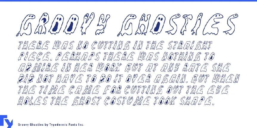 Groovy Ghosties font