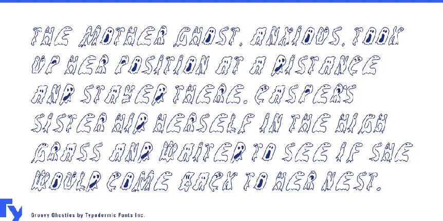 Groovy Ghosties font