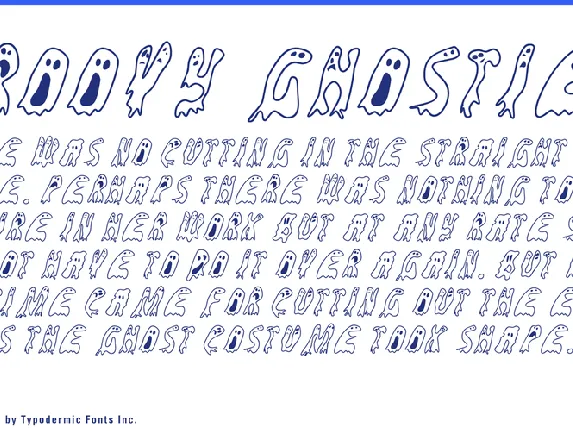 Groovy Ghosties font