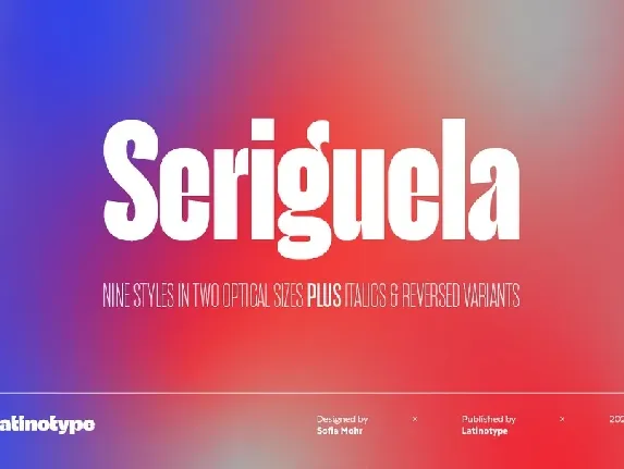 Seriguela Family font