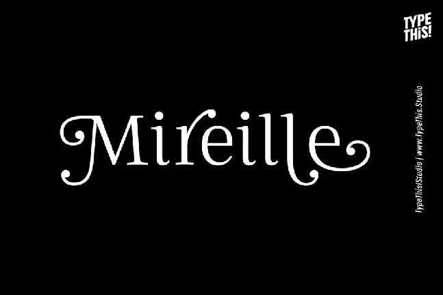 Mireille font