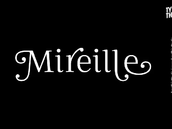 Mireille font