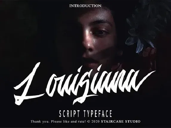 Louisiana font