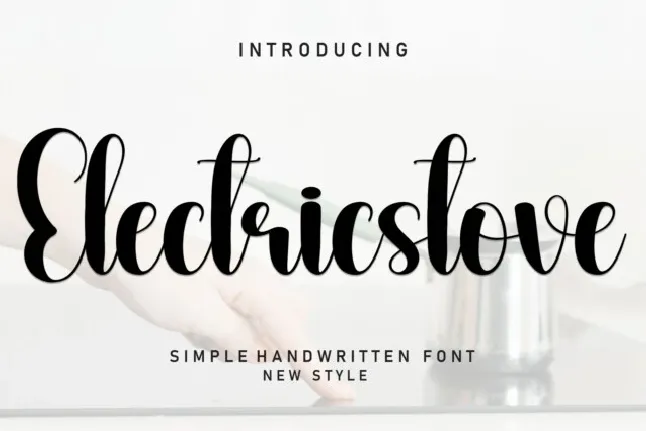 Electricstove font