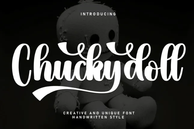 Chuckydoll Script font