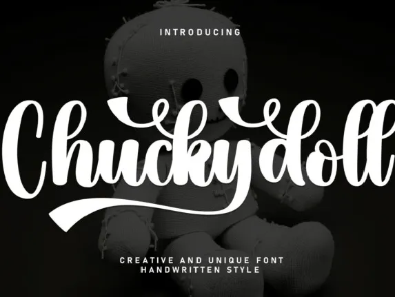 Chuckydoll Script font