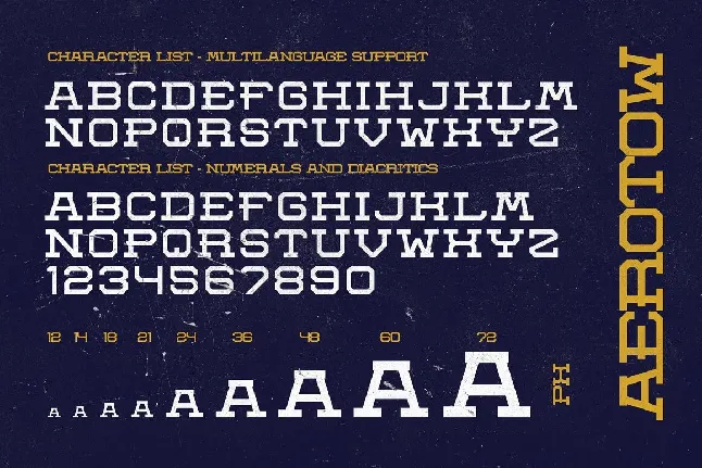 Aerotow font