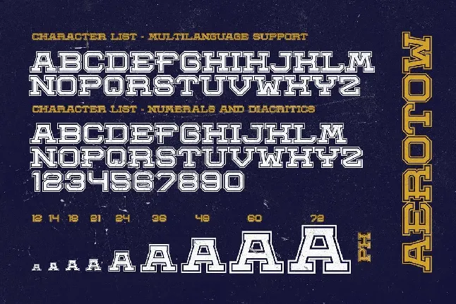 Aerotow font