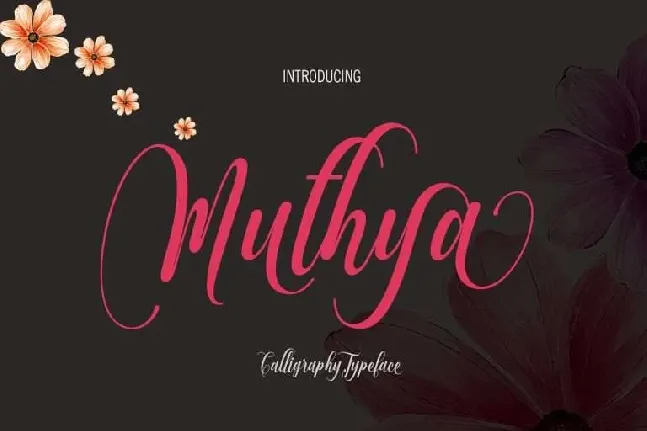 Muthya Script Free font