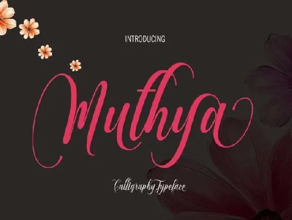 Muthya Script Free font