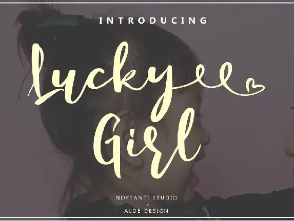 Lucky Girl font