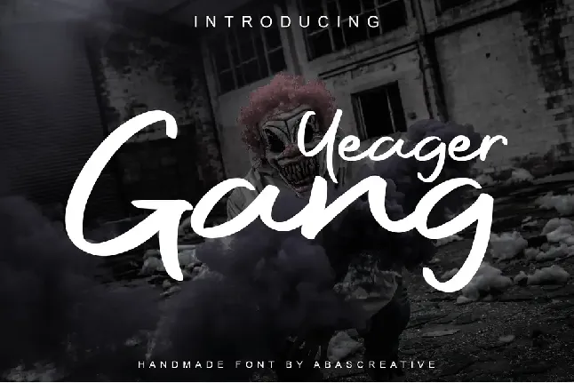 Yeager Gang font