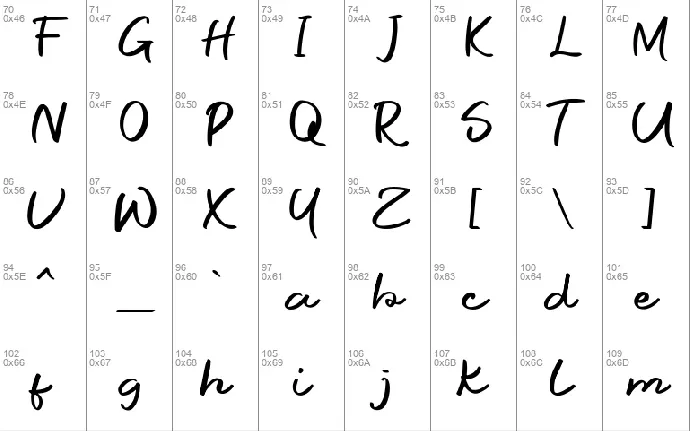 Yeager Gang font