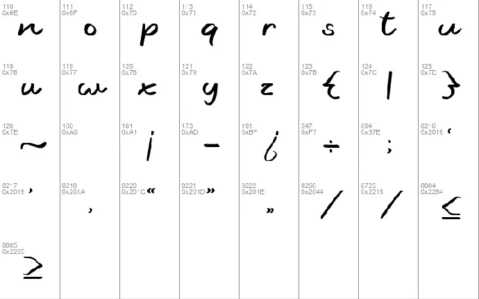 Yeager Gang font