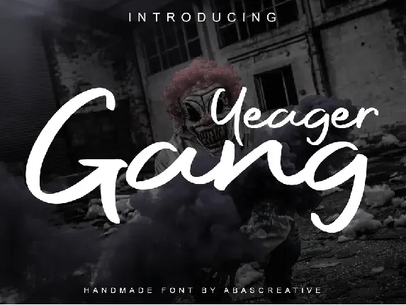 Yeager Gang font