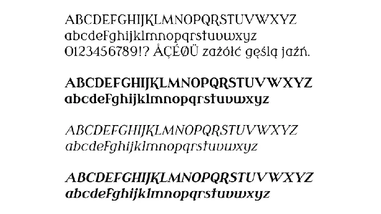 Modern Antiqua font