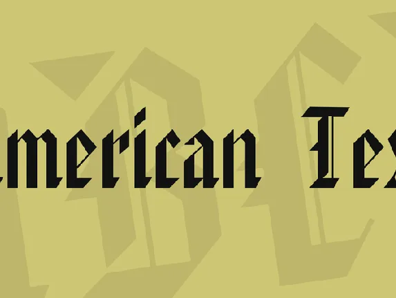 American Text font