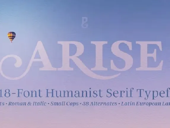 Arise font